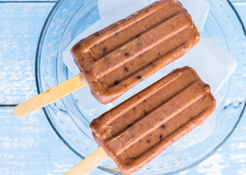 Espresso Choclate Chip Popsicles