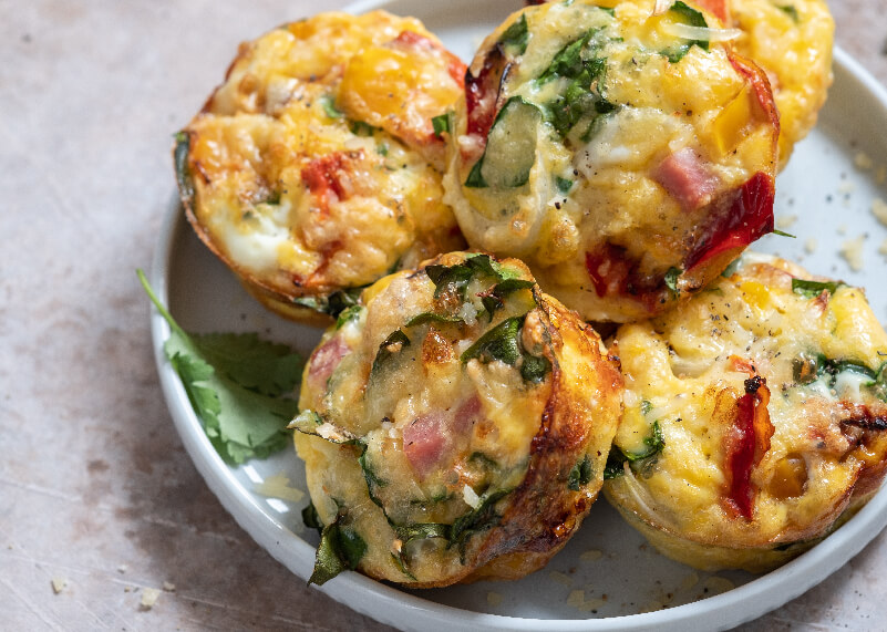 Freezer Friendly Egg While Muffins