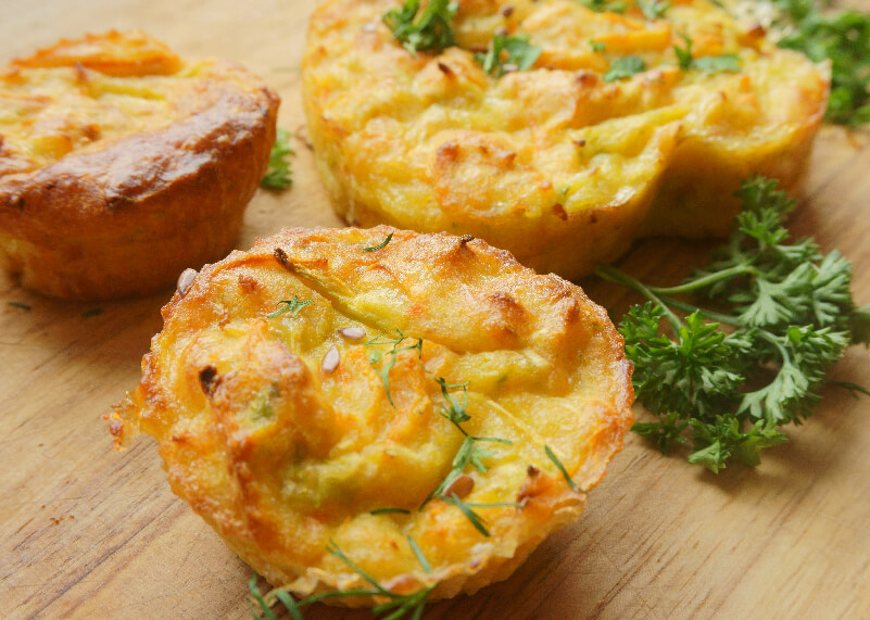 Savory Chicken Sausauge, Egg, and Cheese Muffins