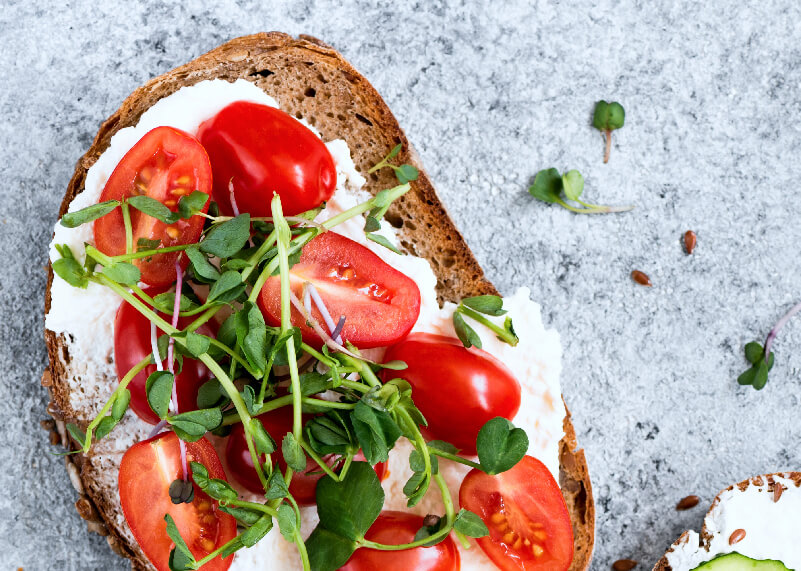Whipped Ricotta Toast with Roasted Tomatoes
