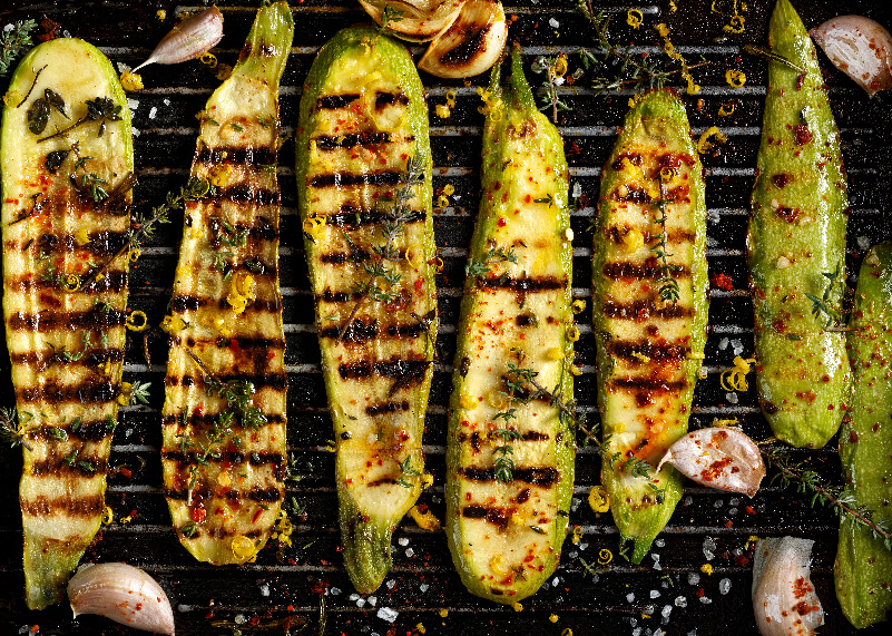 Perfectly Grilled Zucchini