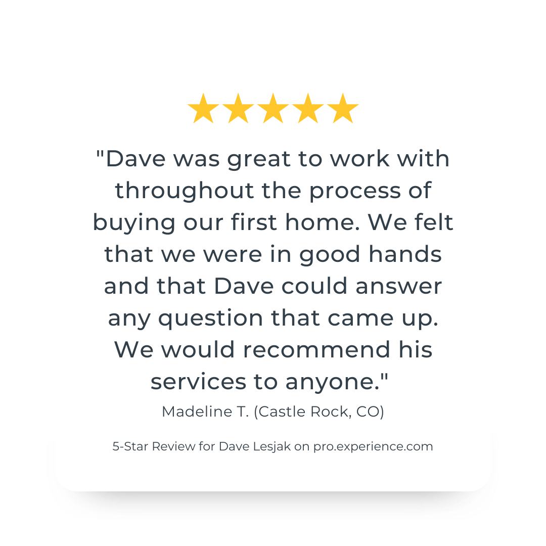 Customer review for Dave Lesjak